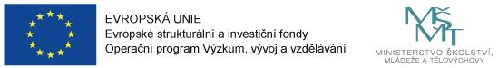 EU Structural and Investment Funds and Ministry of Education, Youth and Sports Logos